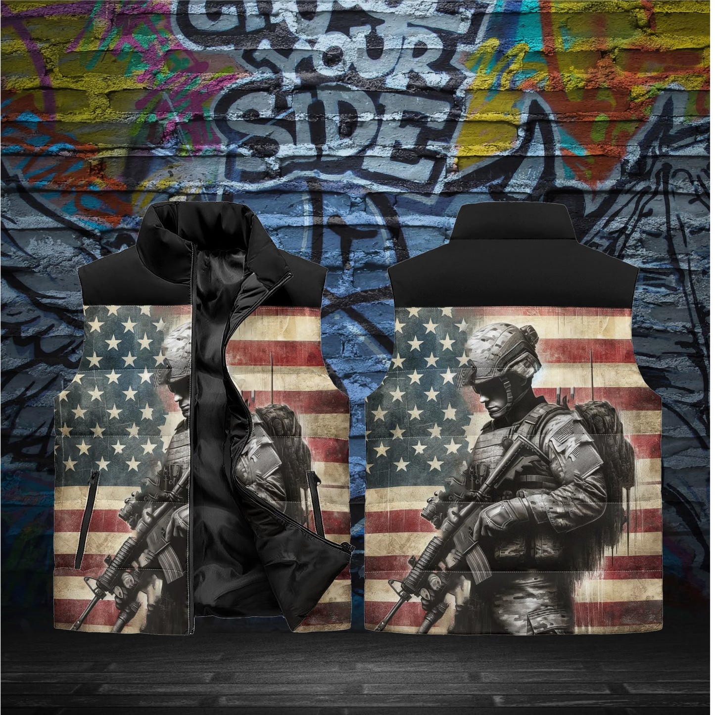 USA Military Puffer Vest