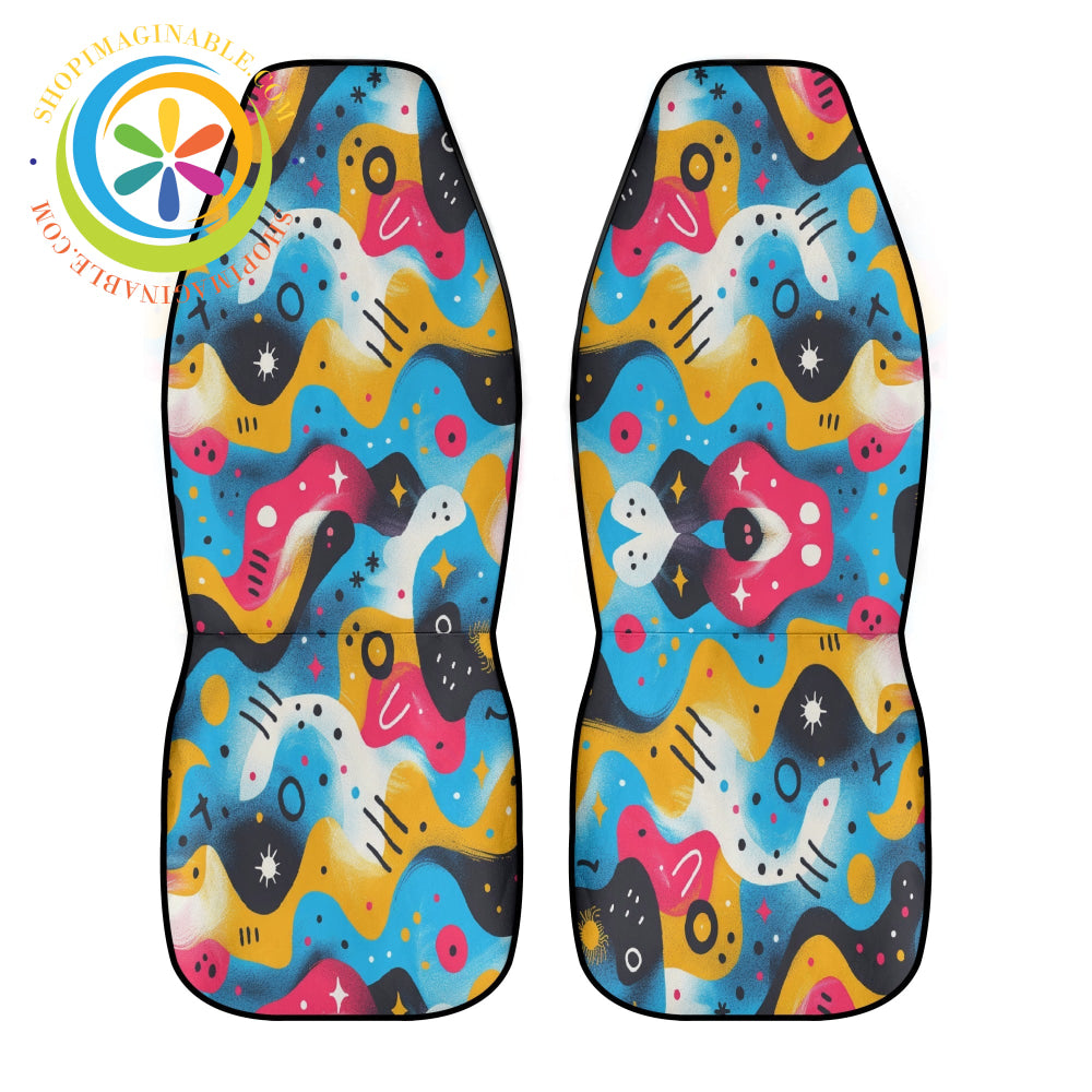 Abstract Swirling Car Seat Covers