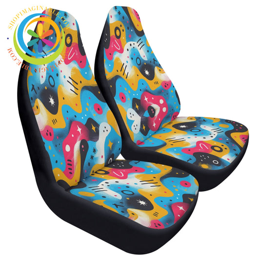 Abstract Swirling Car Seat Covers