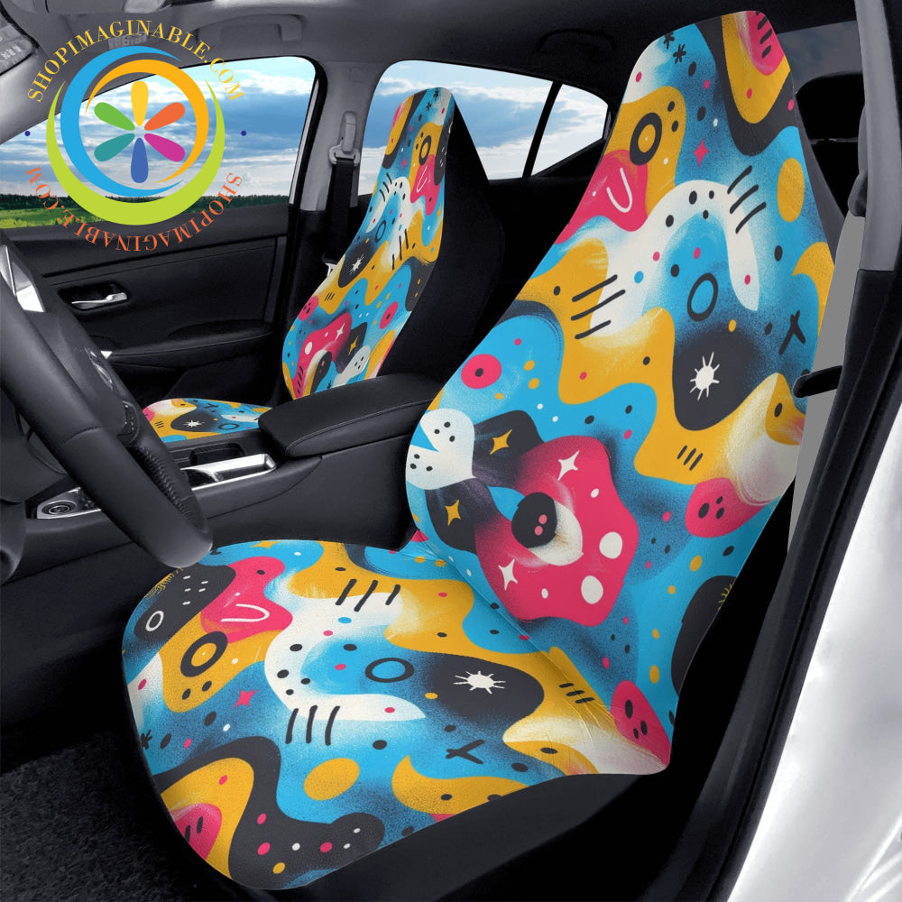 Abstract Swirling Car Seat Covers