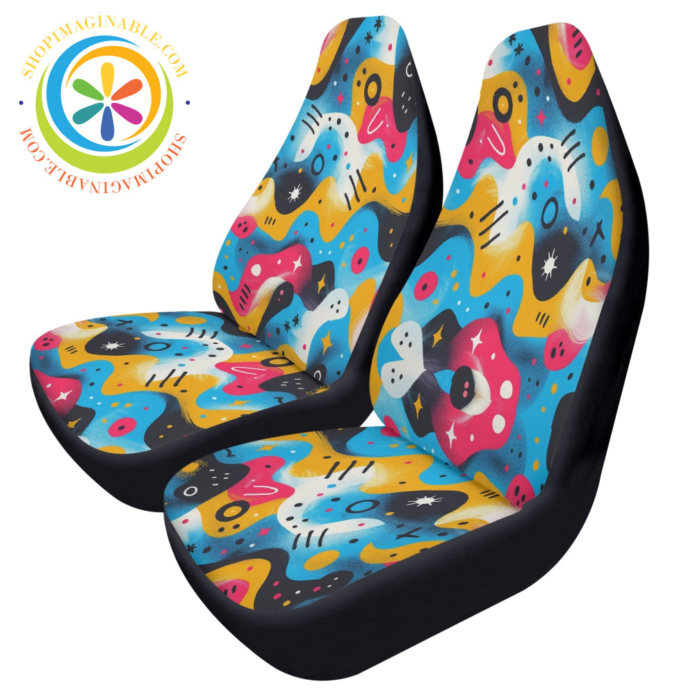 Abstract Swirling Car Seat Covers