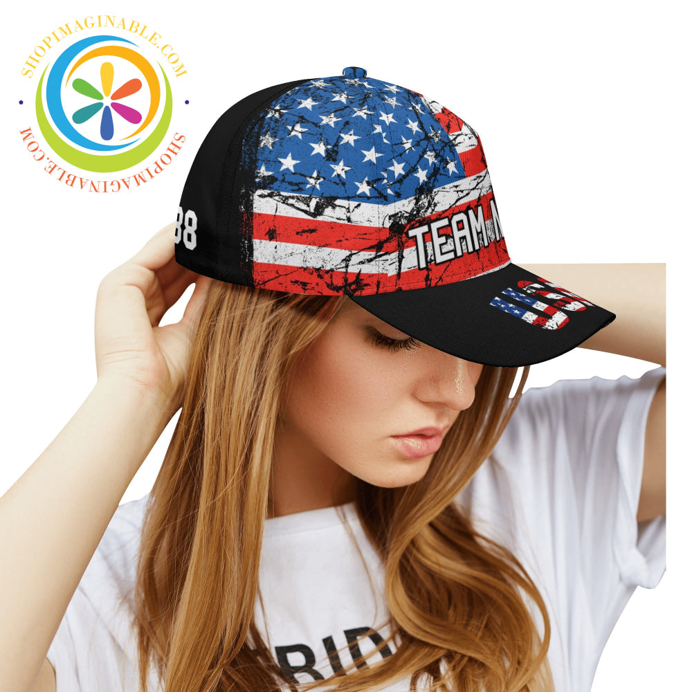 American Flag Baseball Cap