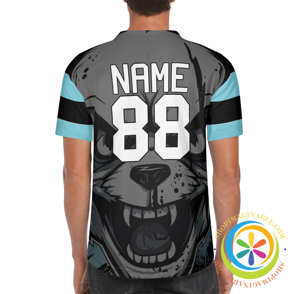 Angry Panda Unisex Baseball Jersey