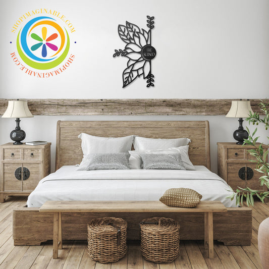 Be Kind Flower Metal Wall Art Decor