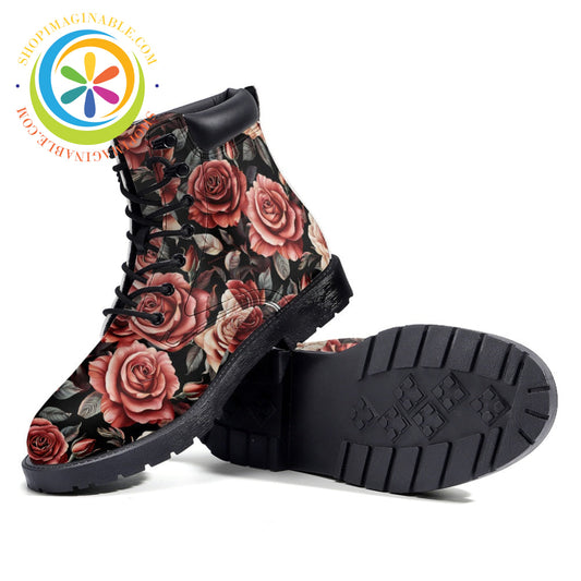 Bed of Roses - Leather Martin Boots Leather Martin Boots
