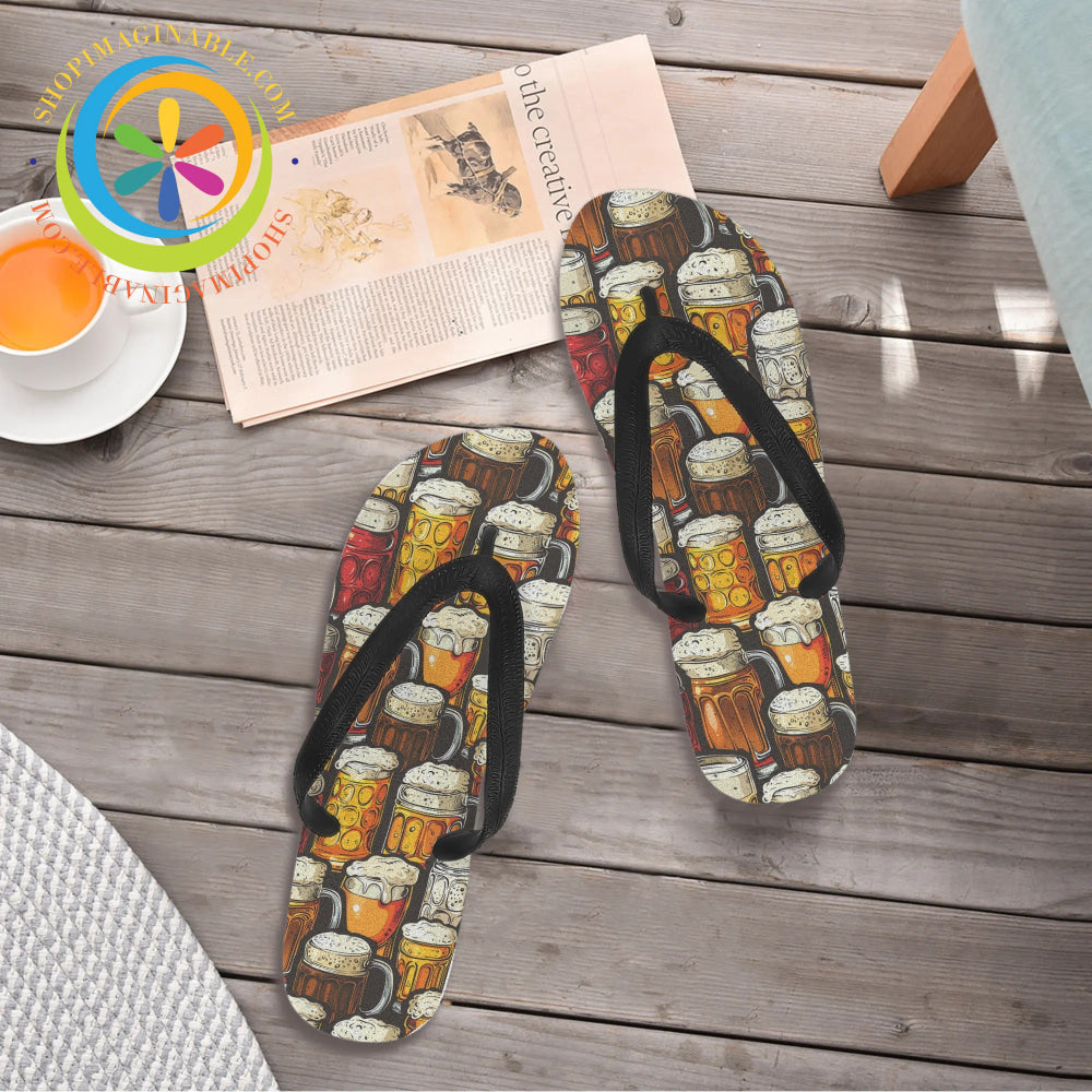 Beer Drinkers Mens & Ladies Flip-Flops