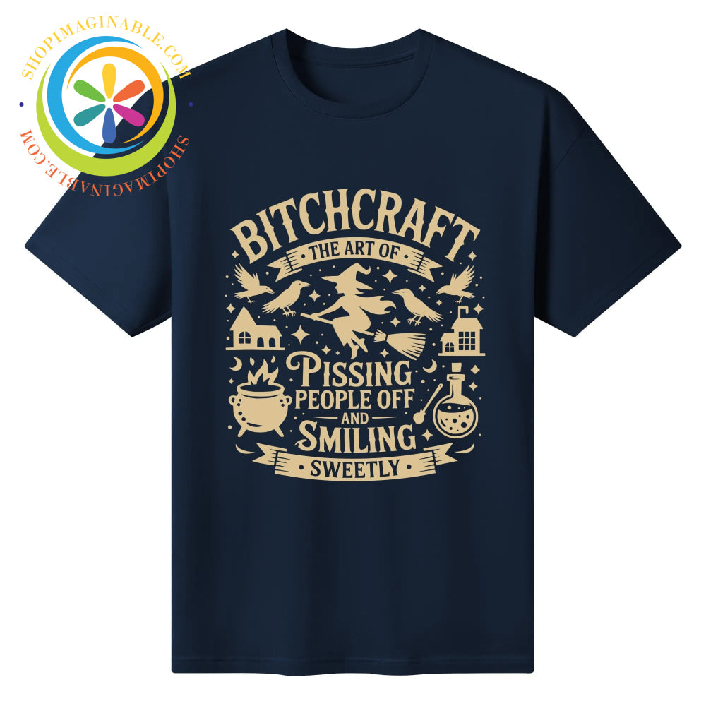 Bitchery Halloween Unisex T-Shirt Navy / S T-shirt