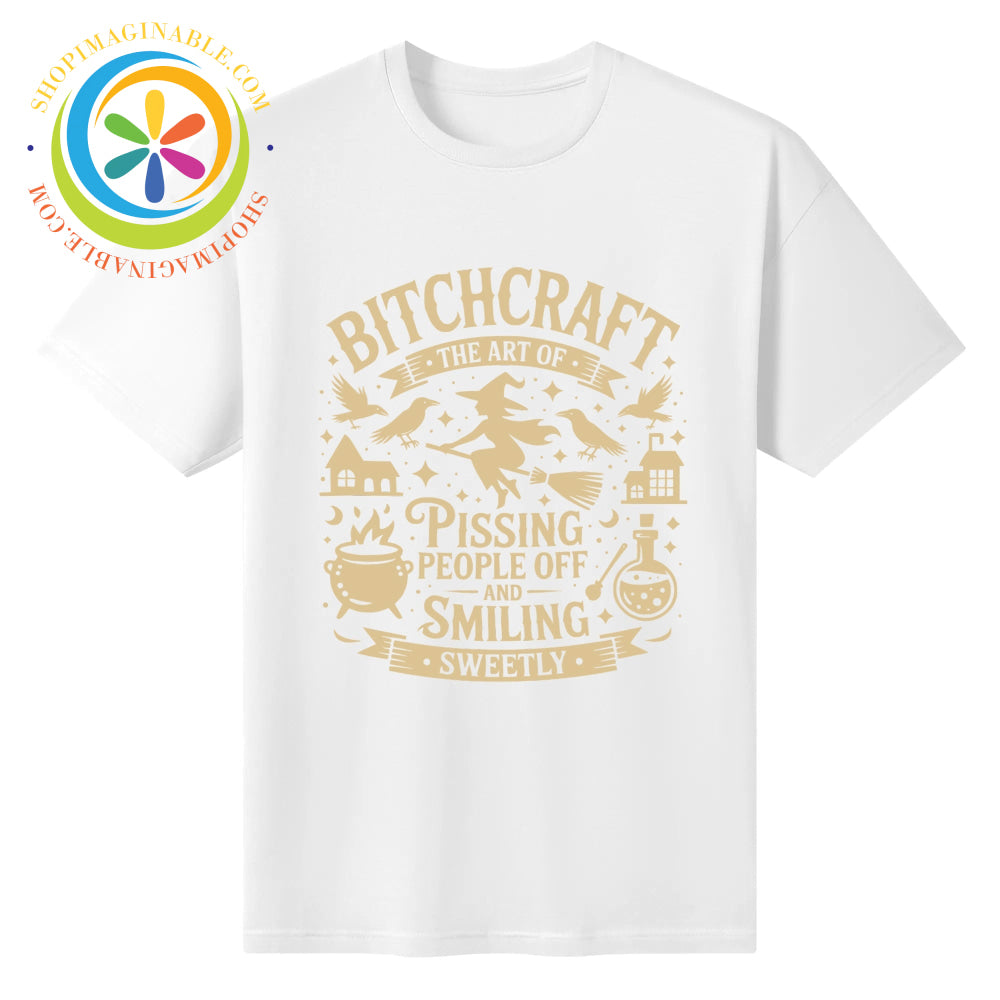 Bitchery Halloween Unisex T-Shirt White / S T-shirt