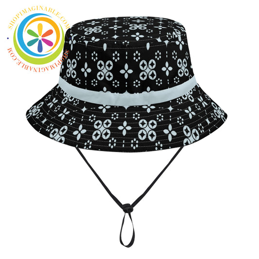Black Batik Bucket Hat