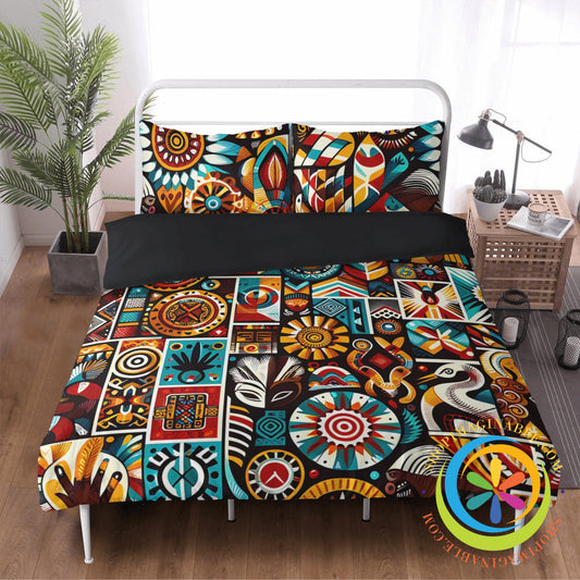 Black History Month Bedding Set