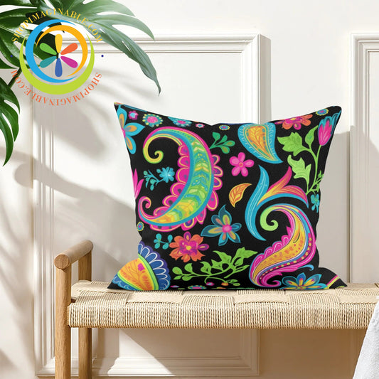 Boldest Paisley Pillow Cover