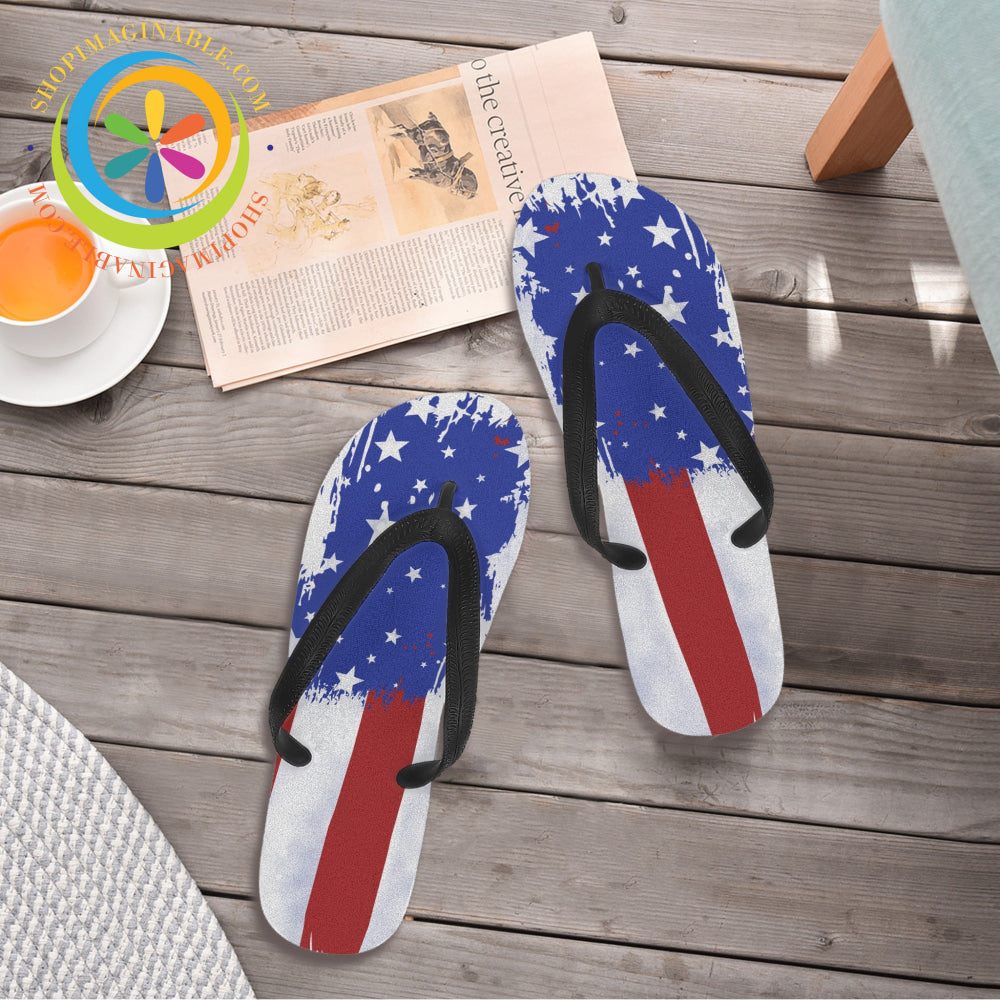 Born In The Usa Mens & Ladies Flip-Flops