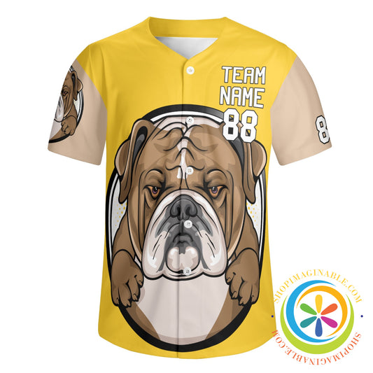 Bulldogs Unisex Baseball Jersey