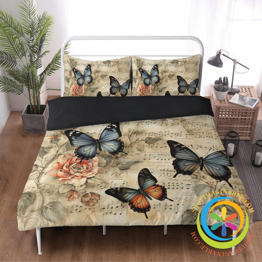 Musical Butterfly Bedding Set