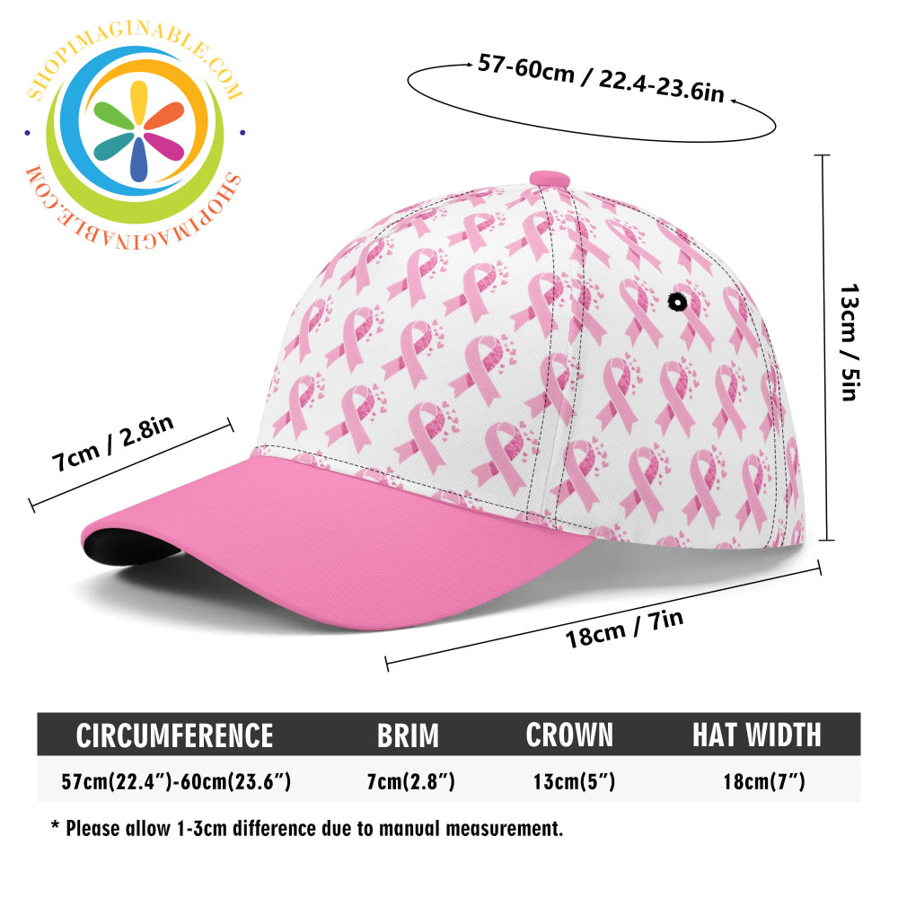 Cancer Pink Awareness Baseball Cap