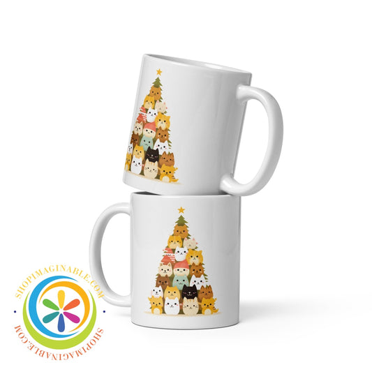 Catmas Christmas Glossy Coffee Mug - 3 Sizes 11Oz