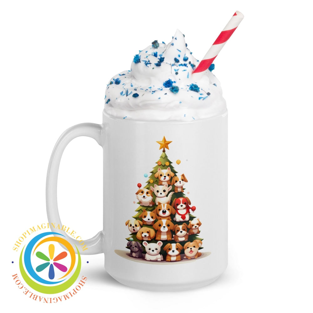 Chirstmas Dog-Mas Glossy Coffee Mug Coffee Cup
