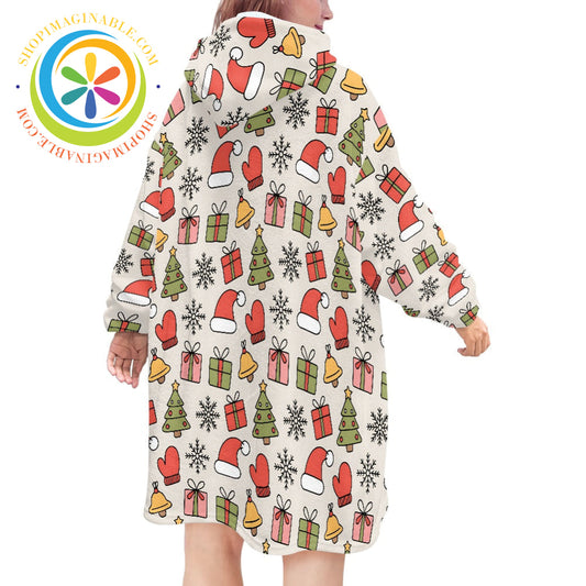 Christmas Cheer - Blanket Hoodie white / ONESIZE