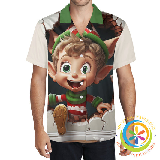 Christmas Elf Hawaiian Casual Shirt-ShopImaginable.com
