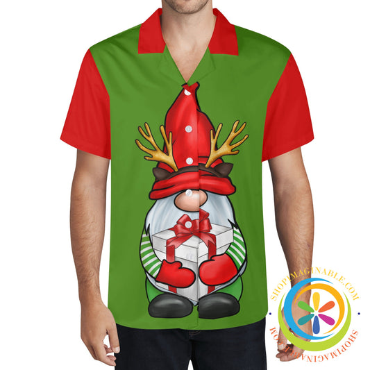 Christmas Gnome Party Hawaiian Casual Shirt