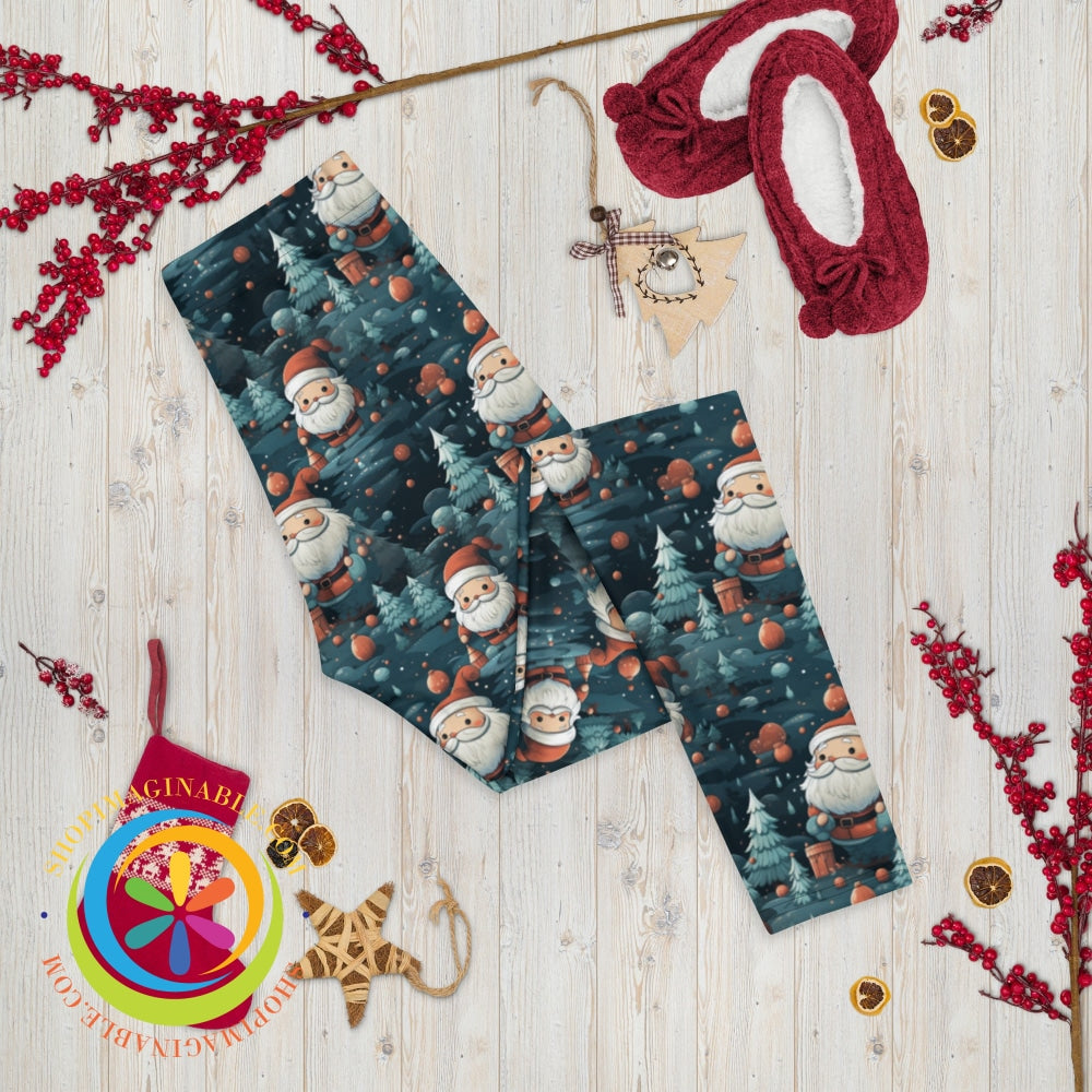 Christmas Santa Full Length Athleisure Leggings Leggings