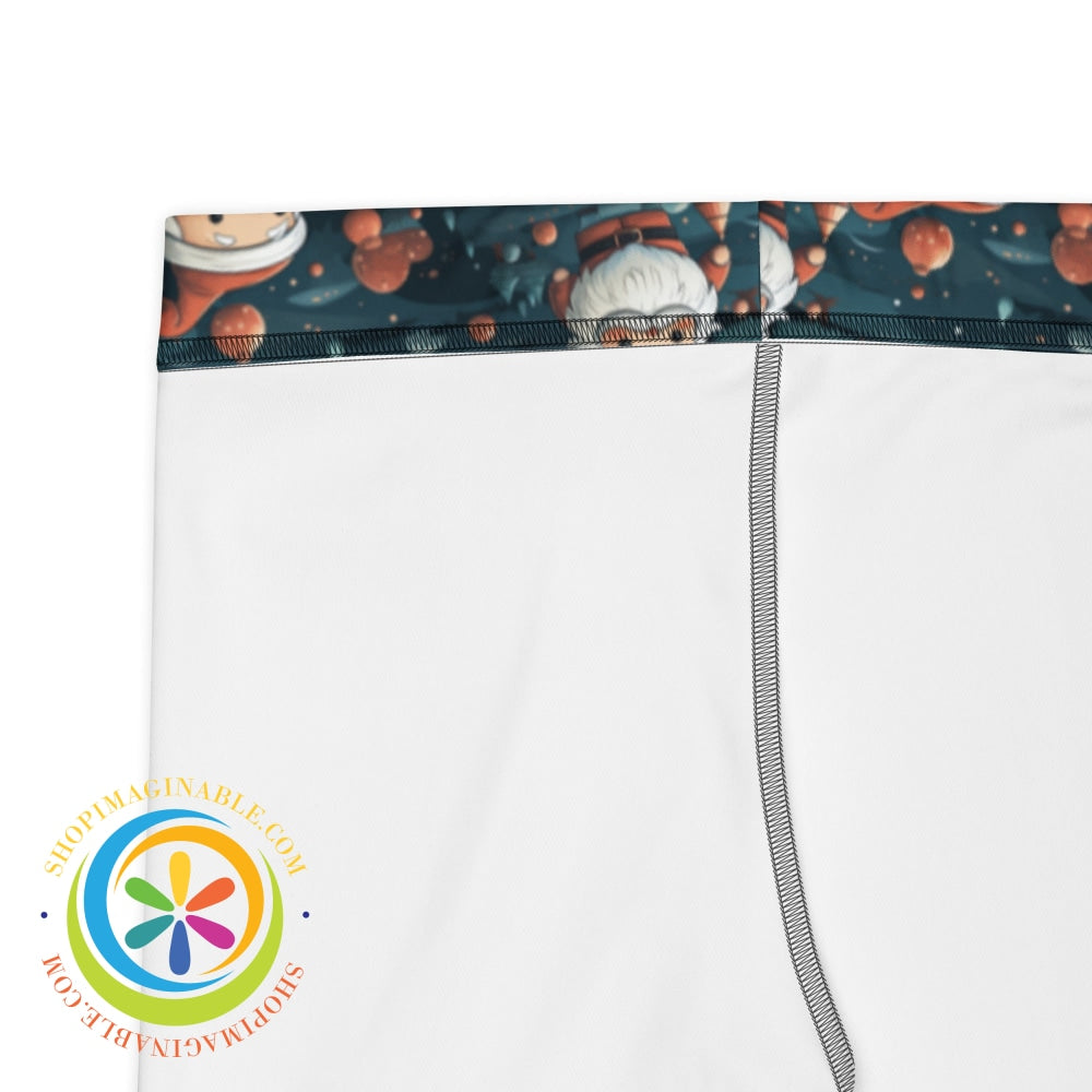 Christmas Santa Full Length Athleisure Leggings Leggings