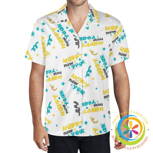 Classic Stylish New Years Party Hawaiian Casual Shirt Hawaiian
