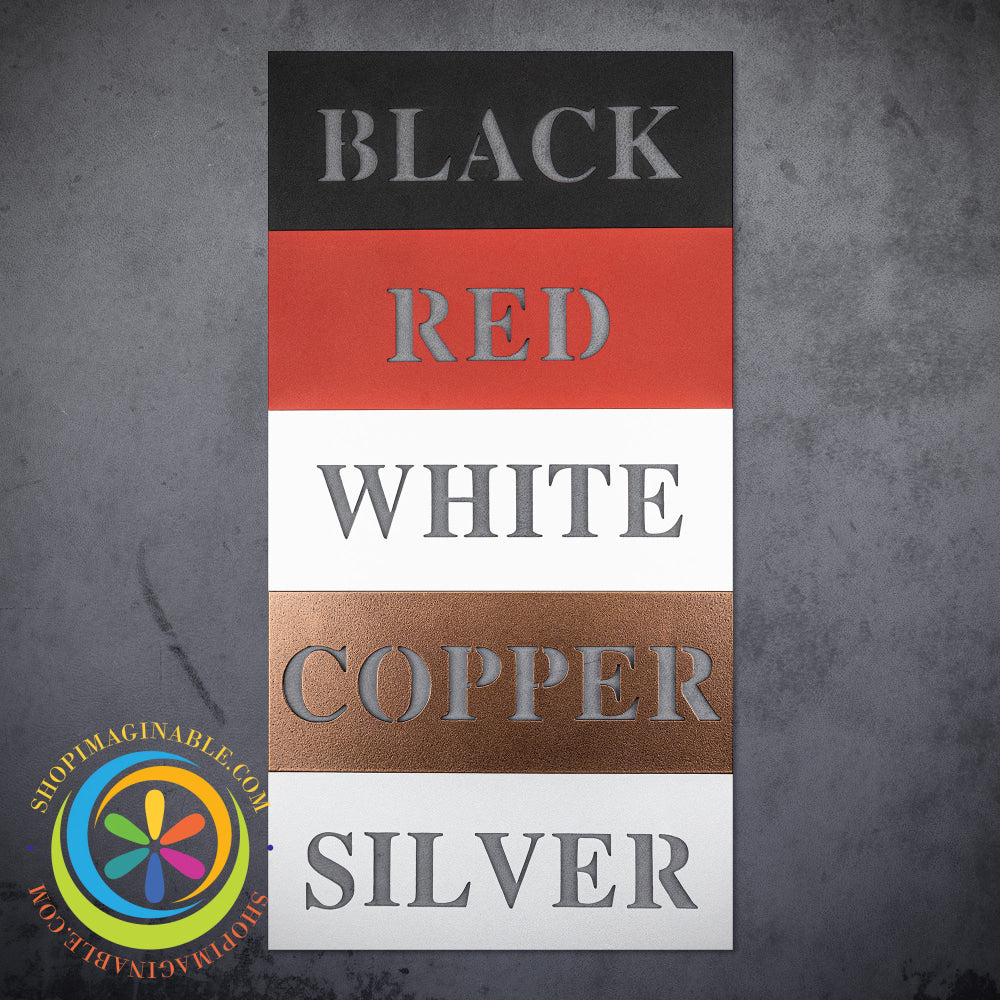 Custom Cowboy Metal Wall Décor Copper / 12 Inch Art
