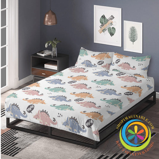 Dinosaurs Roar Bedding Set