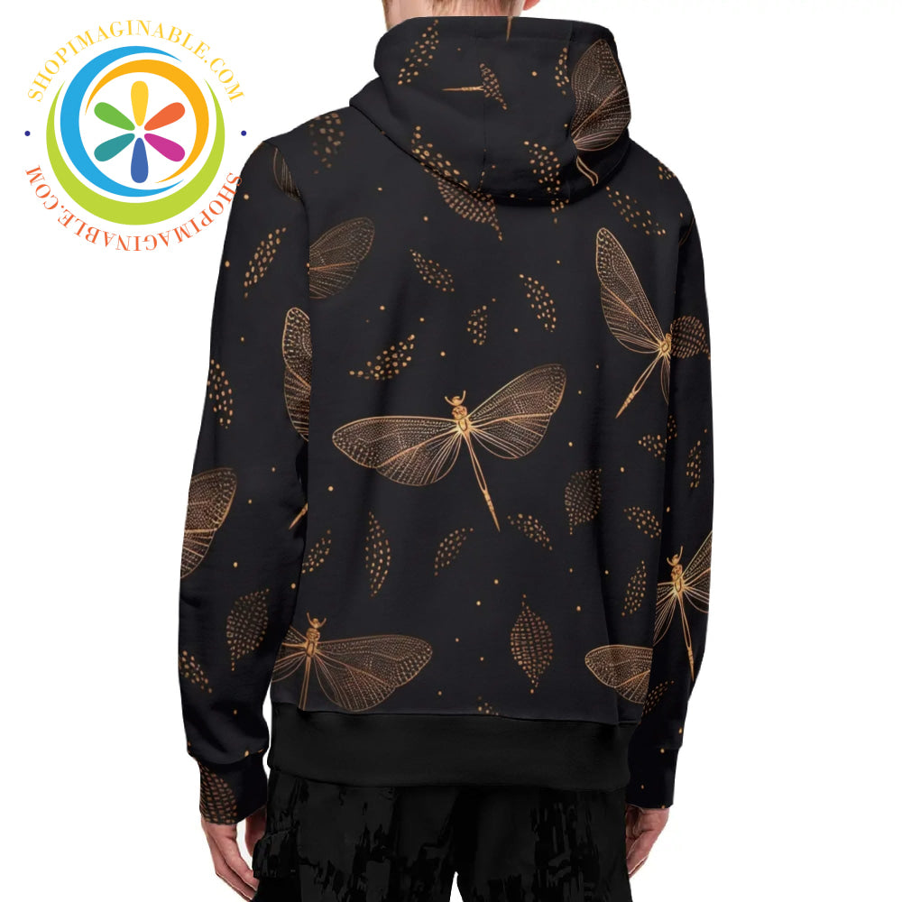 Fly Dragonfly Full Zip Turtleneck Hoodie Streetwear