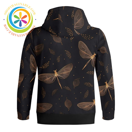 Fly Dragonfly Full Zip Turtleneck Hoodie Streetwear