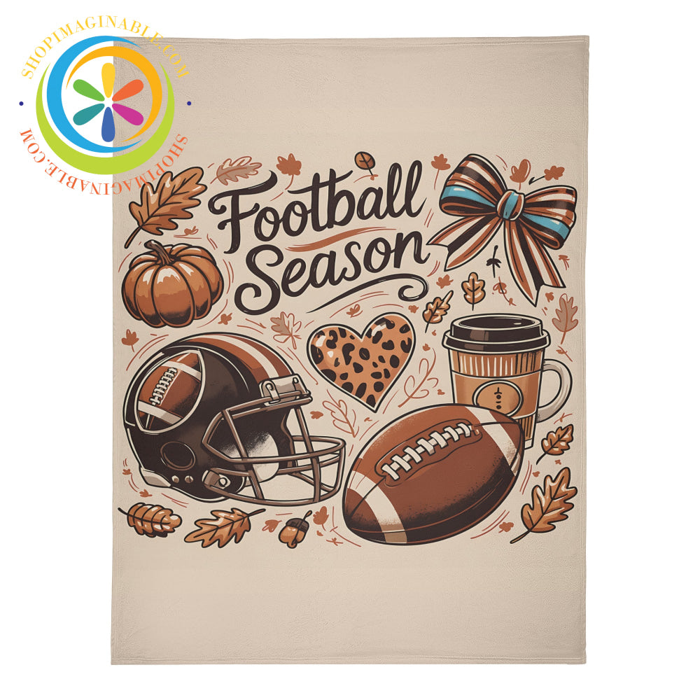 Football Season Premium Fleece Blanket