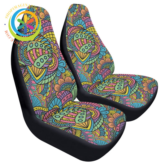 Funky Fun Doodles Car Seat Covers Cover