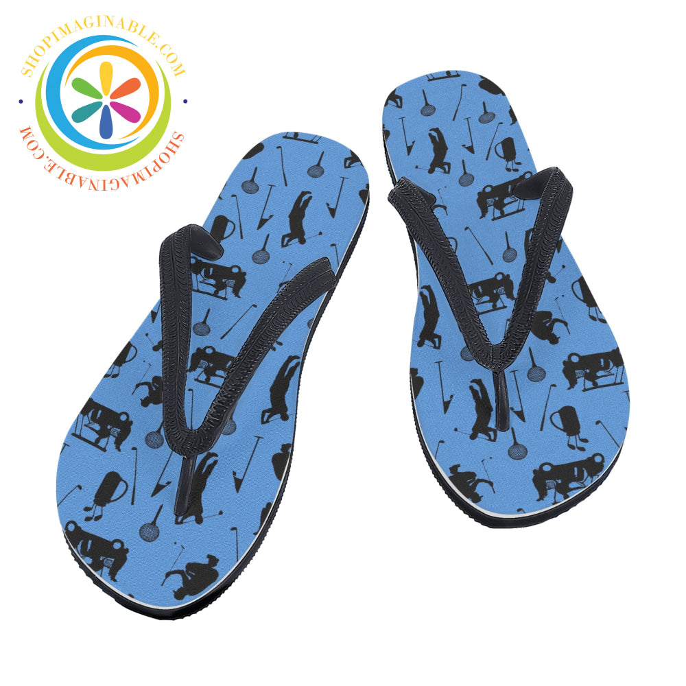 Golfers Mens & Ladies Flip-Flops-ShopImaginable.com