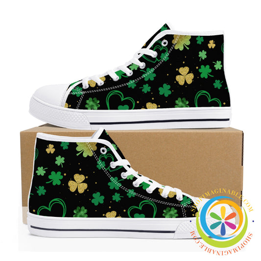 Good Luck Chuck Ladies High Top Canvas Shoes
