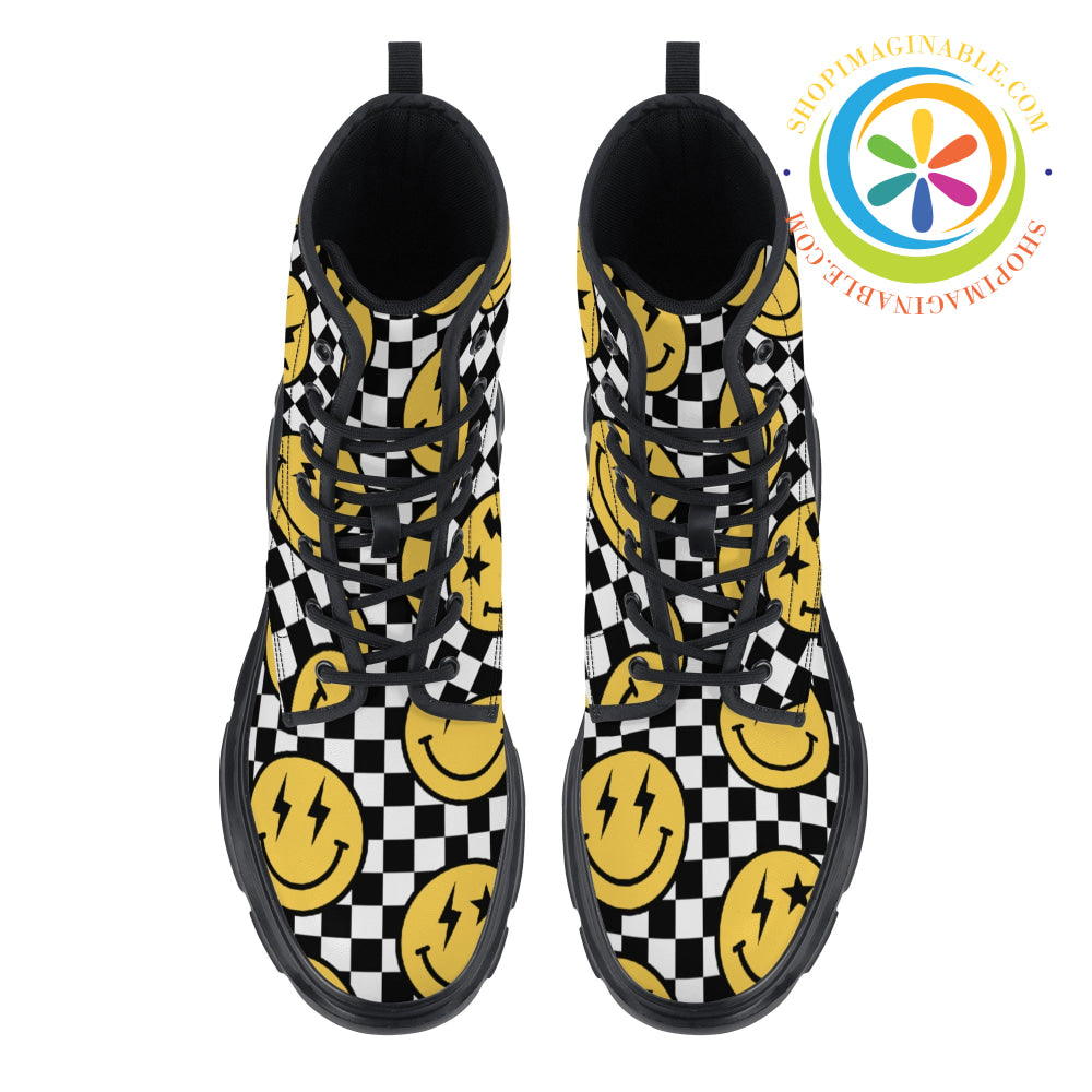 Groovy Happy Face Chunky Boots Us5.5 (Eu36) / 2