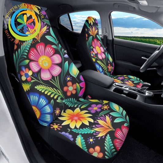 Happy Day Floral Car Seat Covers Cover