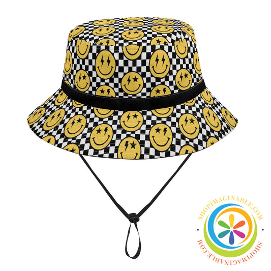 Happy Face Bucket Hat-ShopImaginable.com