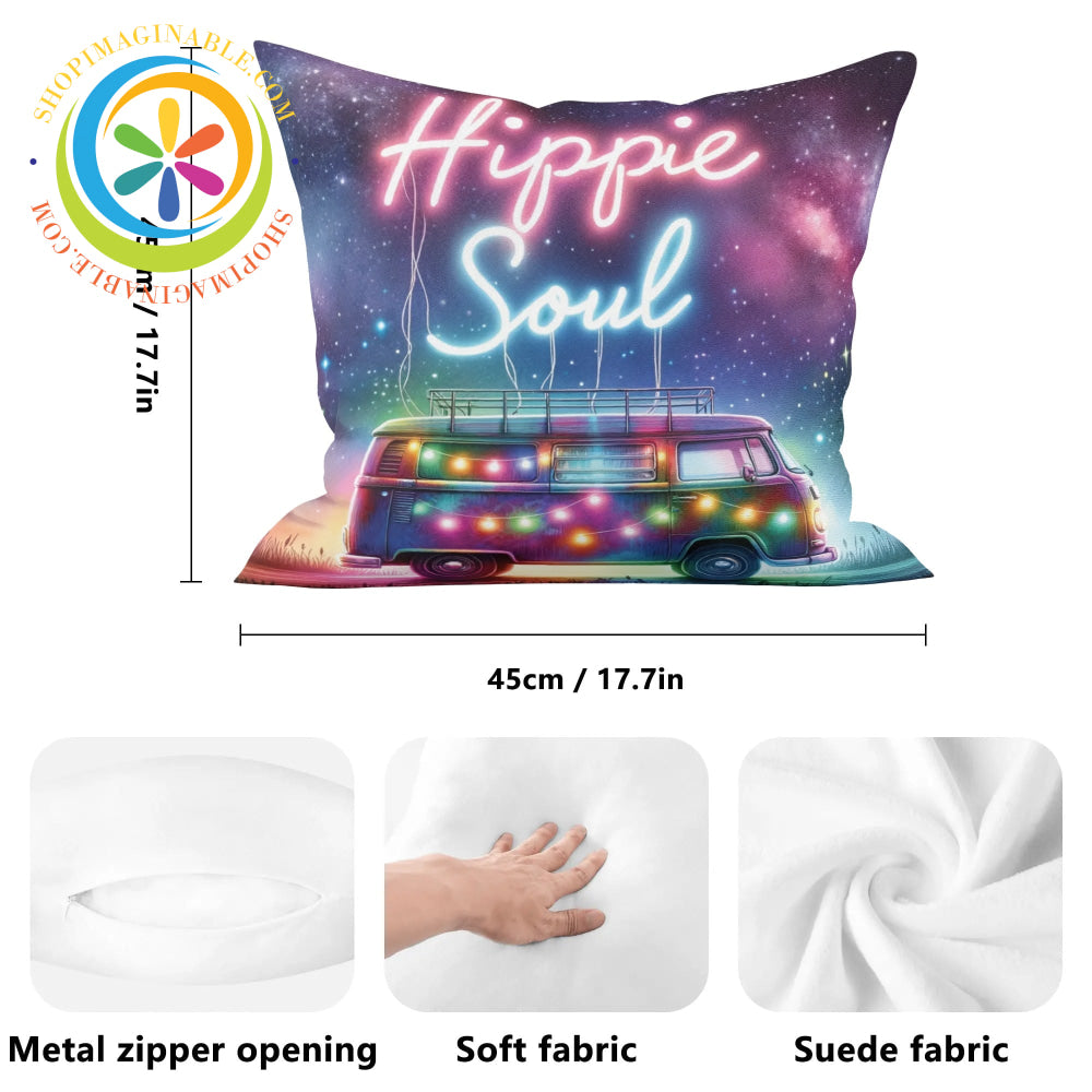Hippie Soul Pillow Cover