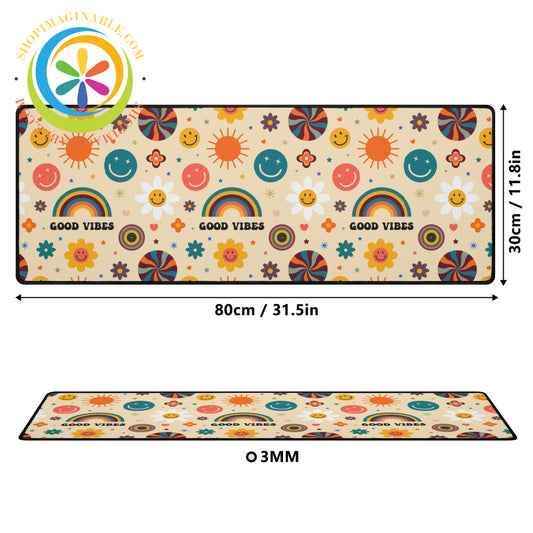 Just Good Vibes Large Gaming Mouse Pad