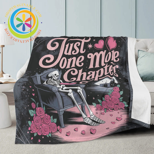 Just One More Chapter Premium Fleece Blanket