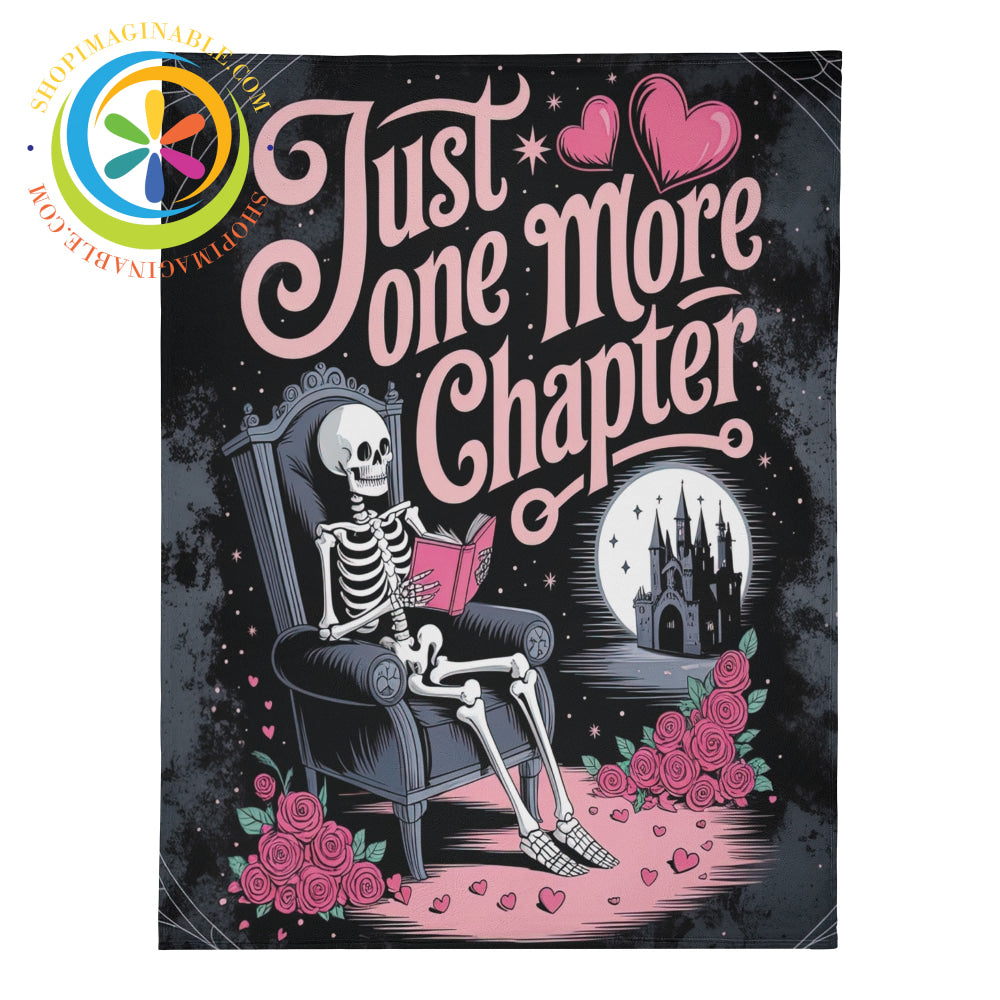 Just One More Chapter Premium Fleece Blanket