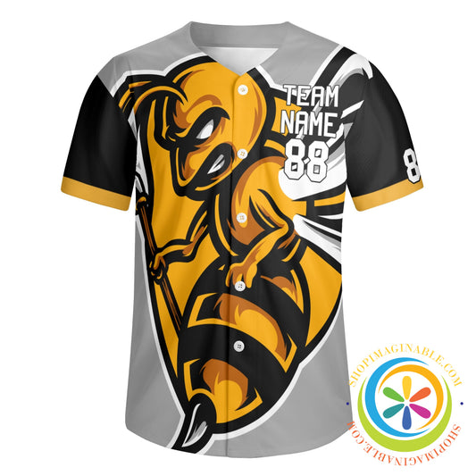 Killer Bees Unisex Baseball Jersey
