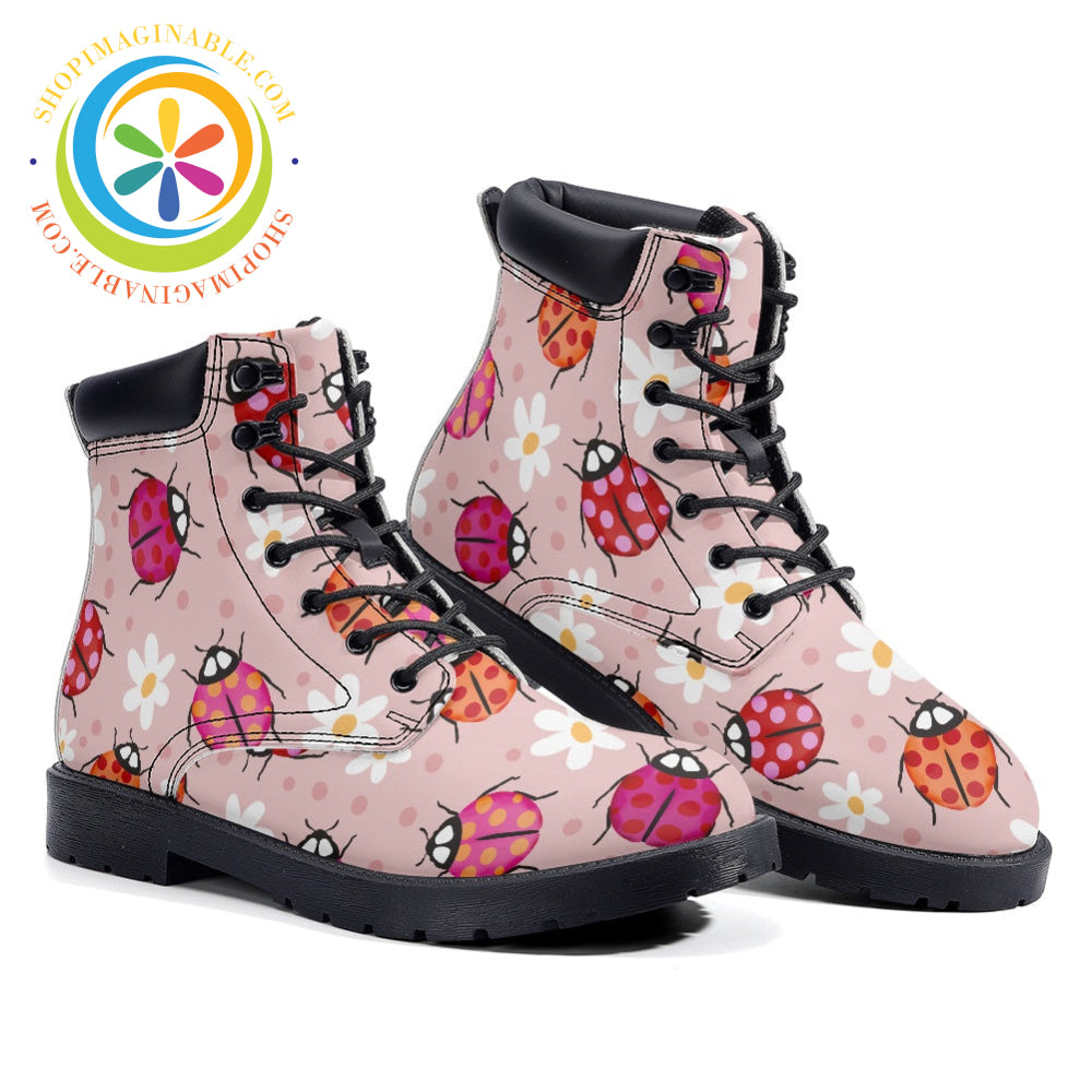 Lady Bug Daisy-Leather Martin Boots