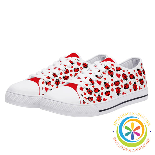 Ladybugs Love Ladies Low Top Canvas Shoes Us12 (Eu44)