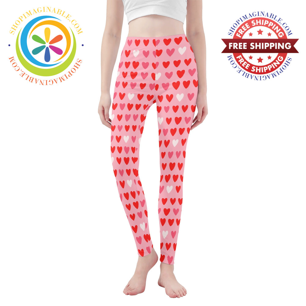 Listen To Your Heart Leggings Yoga Pants Xs