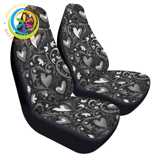 Loves Black Cloth Car Seat Covers