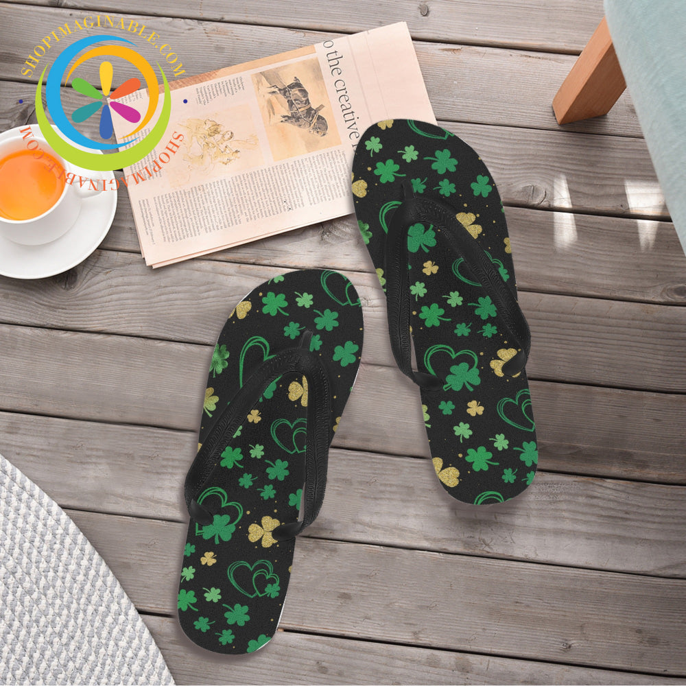 Luck Of The Irish Flip-Flops Men's & Ladies-ShopImaginable.com