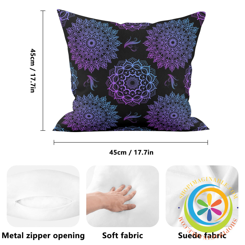 Magical Mandala Pillow Cover