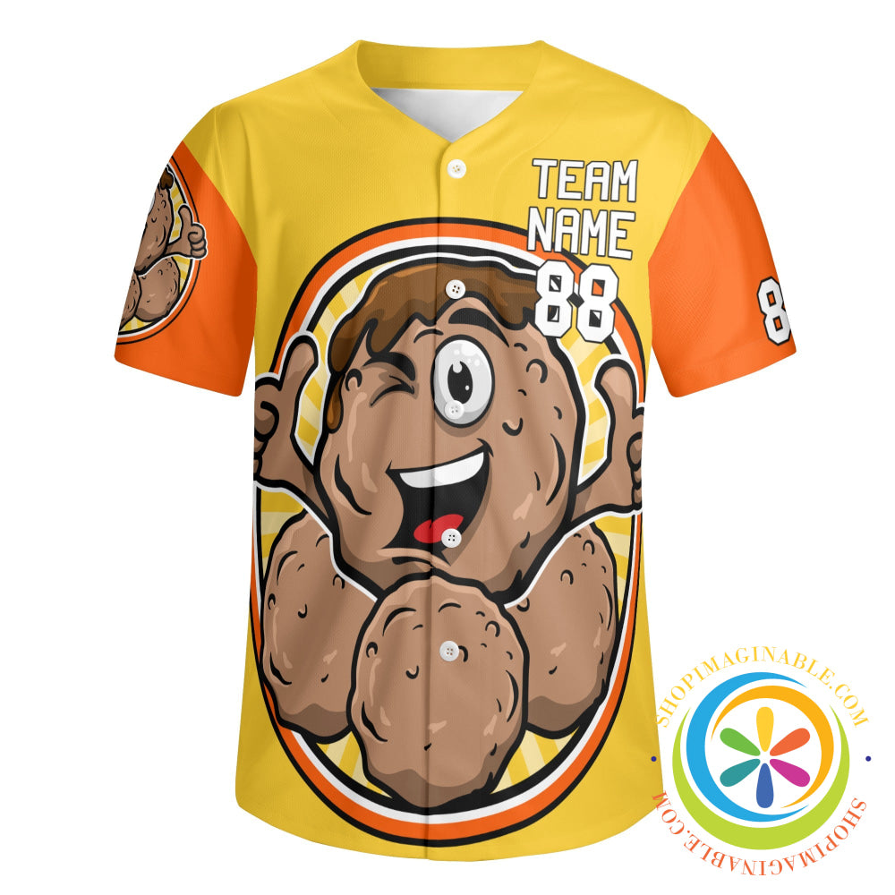 Meatballs Unisex Baseball Jersey S